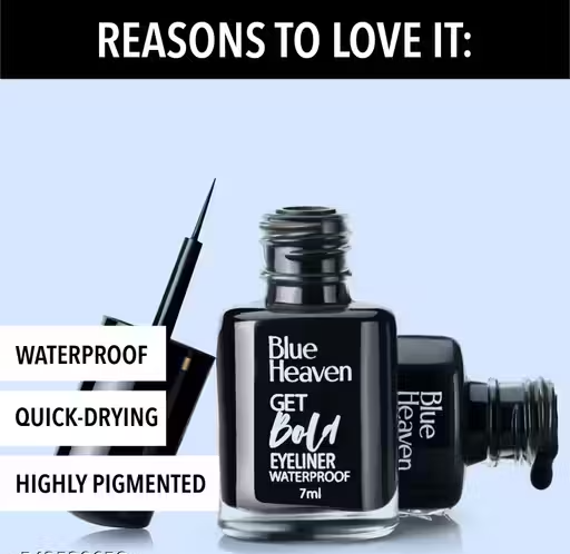 Blue Heaven Bold Eyeliner + Mascara + Kajal
