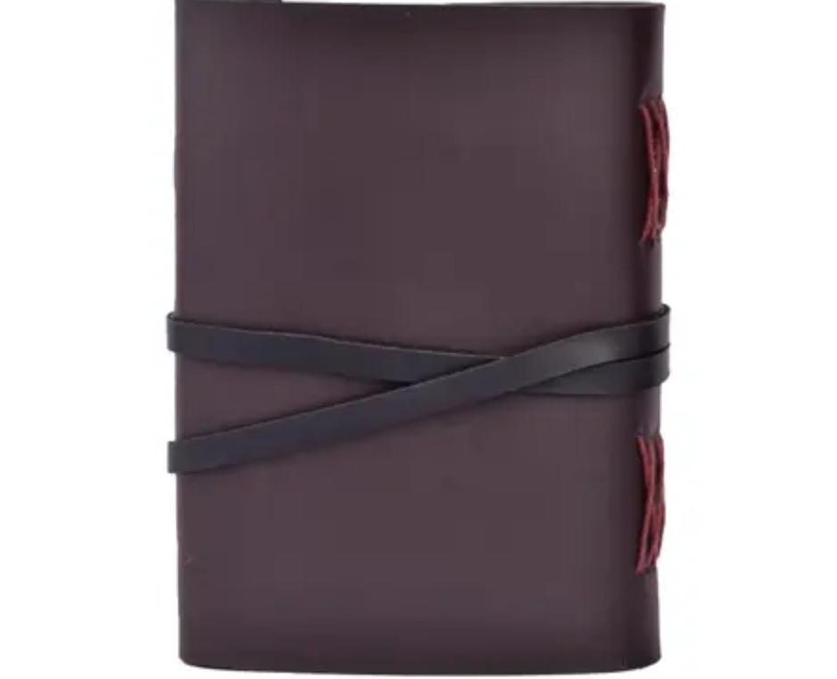 Handcrafted full grain Brown leather journal notebook