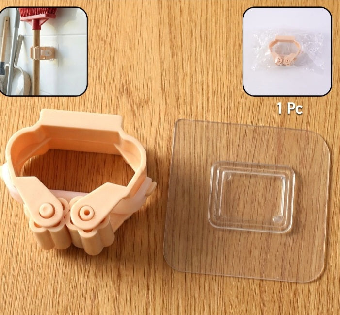Wall Mounted mop Broom Holder Clip 3pcs