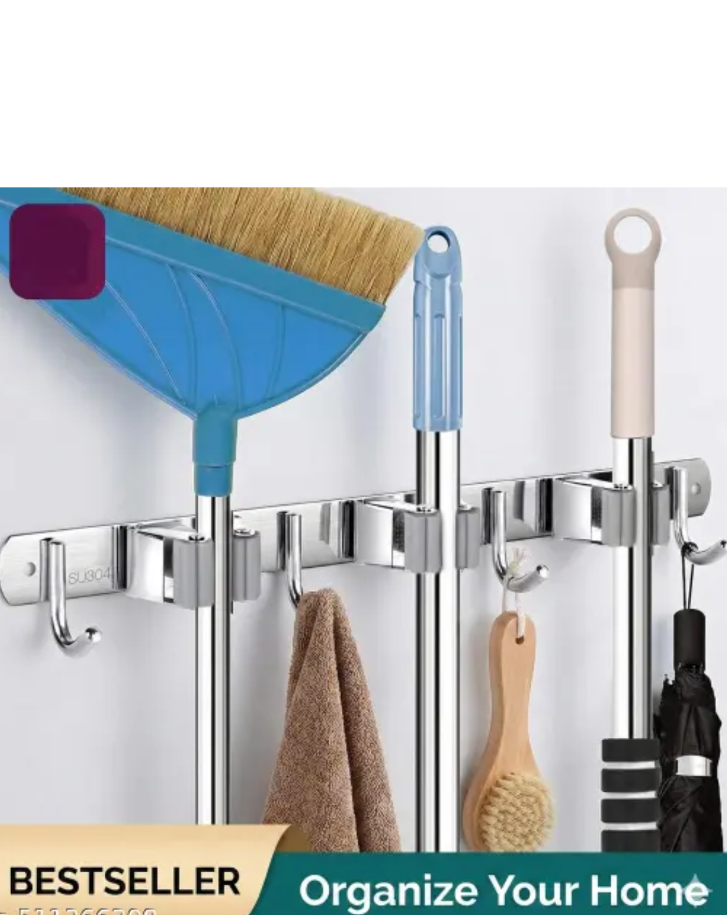 mop holder wall mount