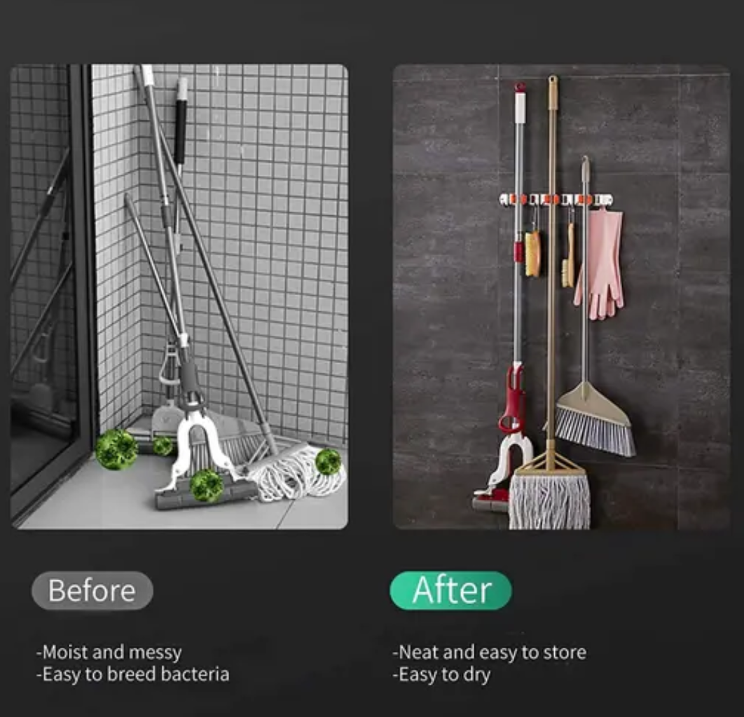 mop holder wall mount