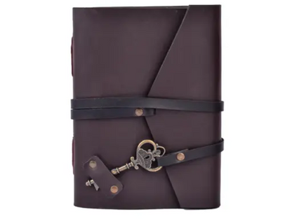 Handcrafted  full grain Brown  leather journal notebook